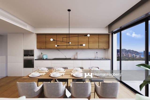 2 makuuhuone Huoneisto myytävänä paikassa Benidorm mukana uima-altaan - 460 000 € (Ref: 9651074)