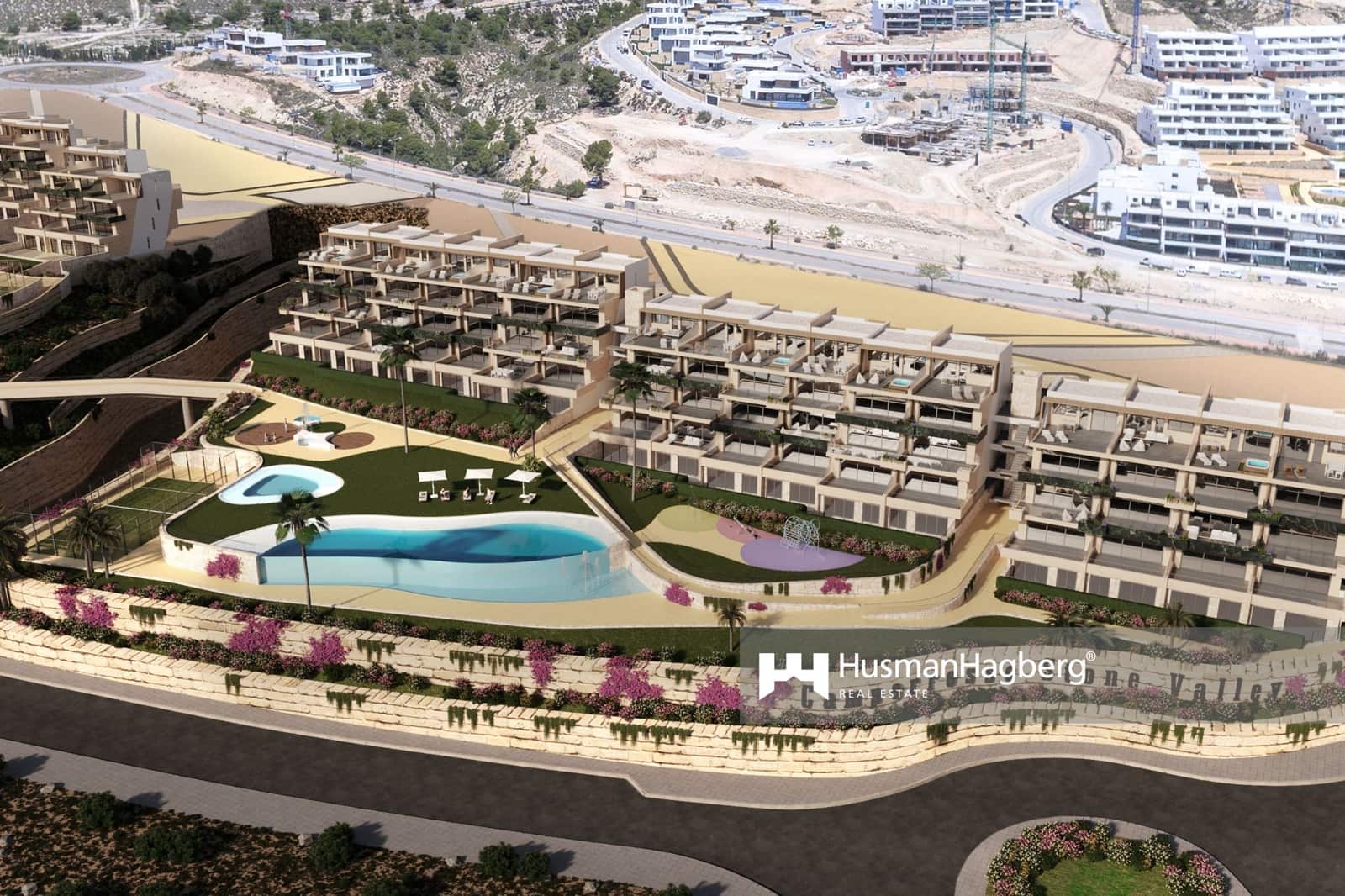 2 makuuhuone Huoneisto myytävänä paikassa Benidorm mukana uima-altaan - 460 000 € (Ref: 9651074)