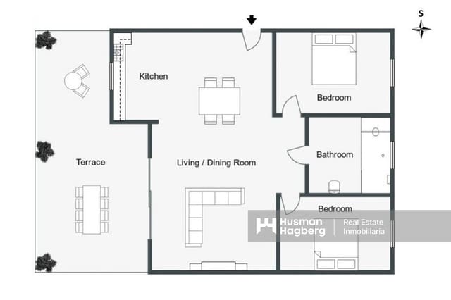 2 camera da letto Villa in vendita in Les Bassetes - El Marjal, Dénia con piscina - 296.000 € (Rif: 9651076)