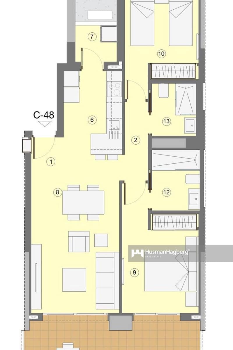 Apartamento de 2 habitaciones en Benidorm en venta con piscina - 399.000 € (Ref: 9663365)