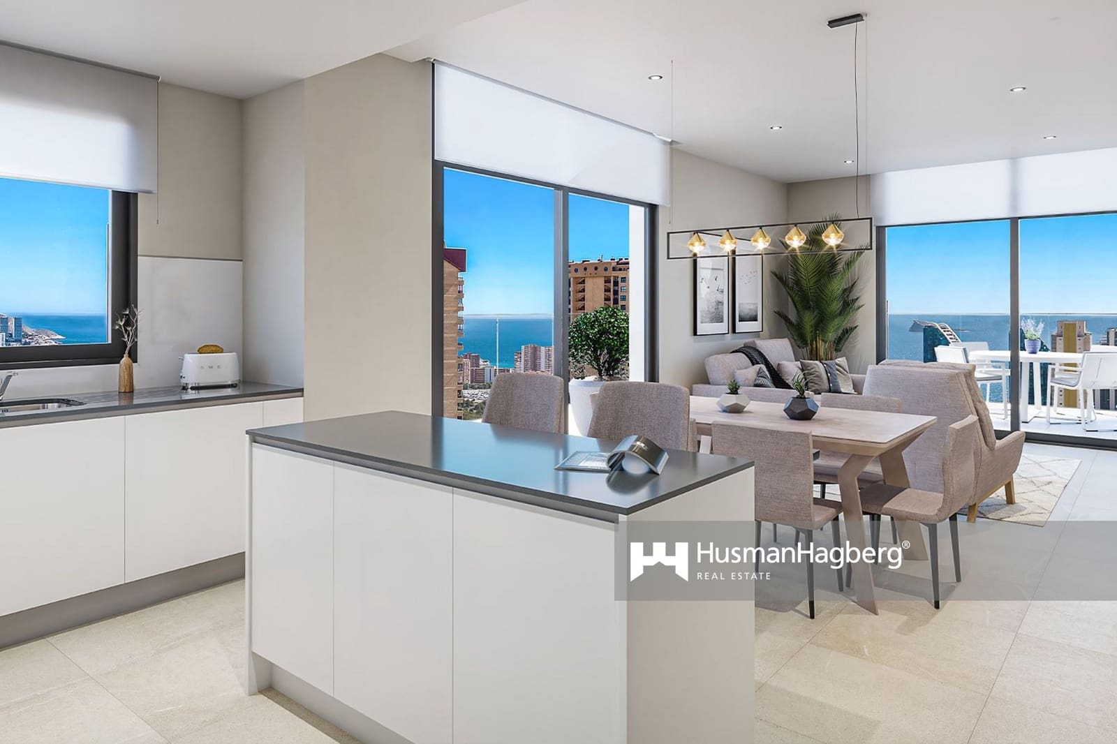 Apartamento de 2 habitaciones en Benidorm en venta con piscina - 399.000 € (Ref: 9663365)