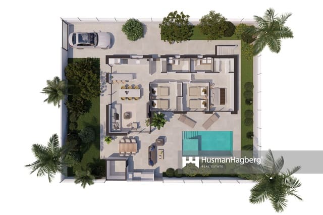 3 slaapkamer Villa te koop in Polop met zwembad - € 520.000 (Ref: 9665744)