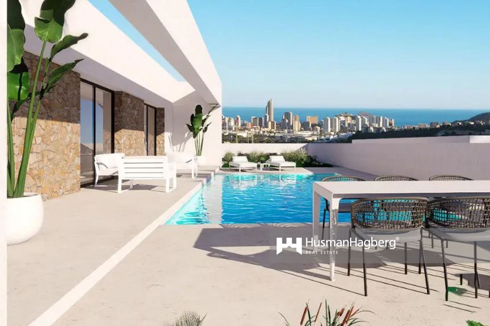 3 soveværelse Villa til salg i Benidorm med swimmingpool - € 589.000 (Ref: 9685937)