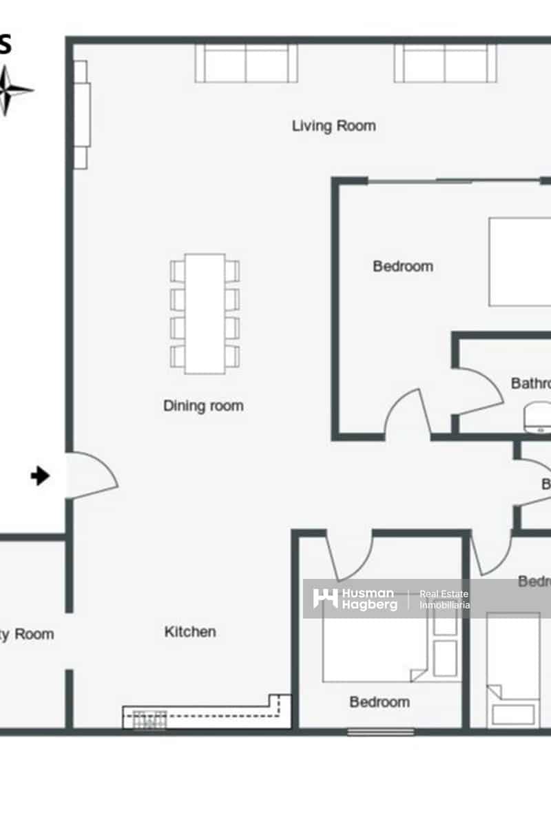 3 quarto Apartamento para venda em Benidorm com piscina - 420 000 € (Ref: 9697973)