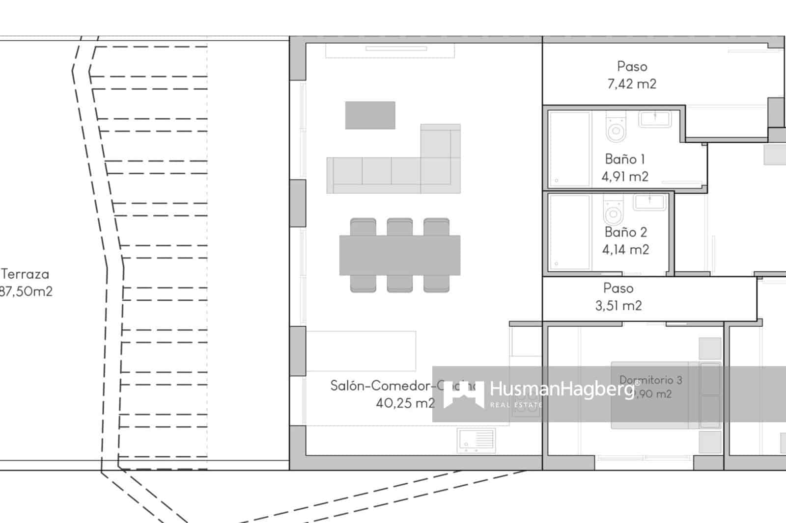 3 sovrum Lägenhet till salu i Benidorm med pool - 409 900 € (Ref: 9737793)