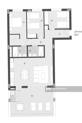 3 slaapkamer Appartement te koop in Alicante stad met zwembad - € 316.250 (Ref: 9741452)