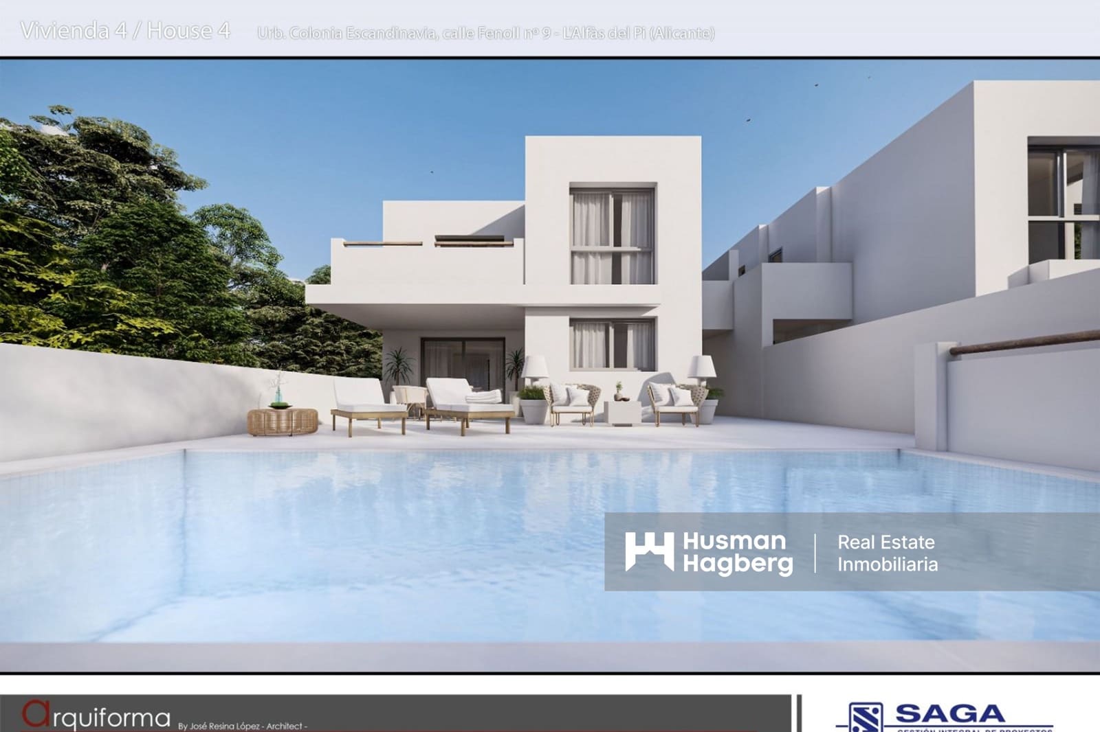 3 chambre Villa/Maison à vendre à Alfaz del Pi / L'Alfas del Pi avec piscine - 780 000 € (Ref: 9772609)