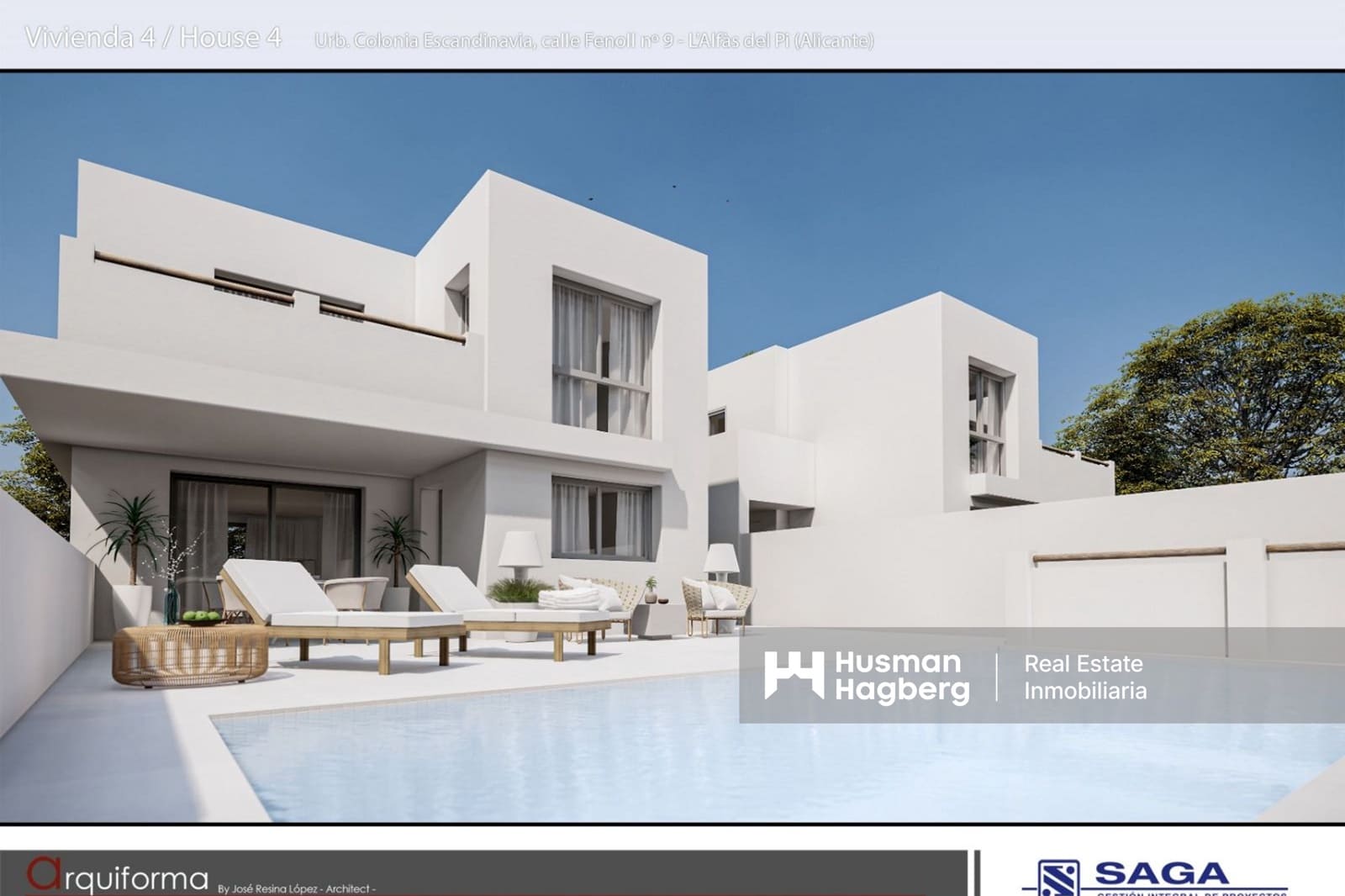 3 chambre Villa/Maison à vendre à Alfaz del Pi / L'Alfas del Pi avec piscine - 780 000 € (Ref: 9772609)