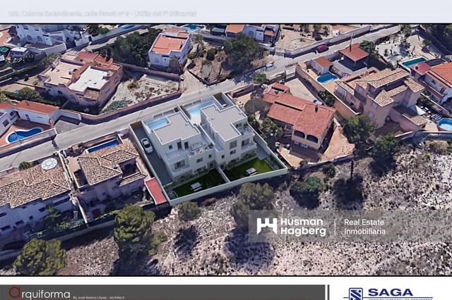 3 chambre Villa/Maison à vendre à Escandinavia - Cautivador, Alfaz del Pi / L'Alfàs del Pi avec piscine - 780 000 € (Ref: 9772609)