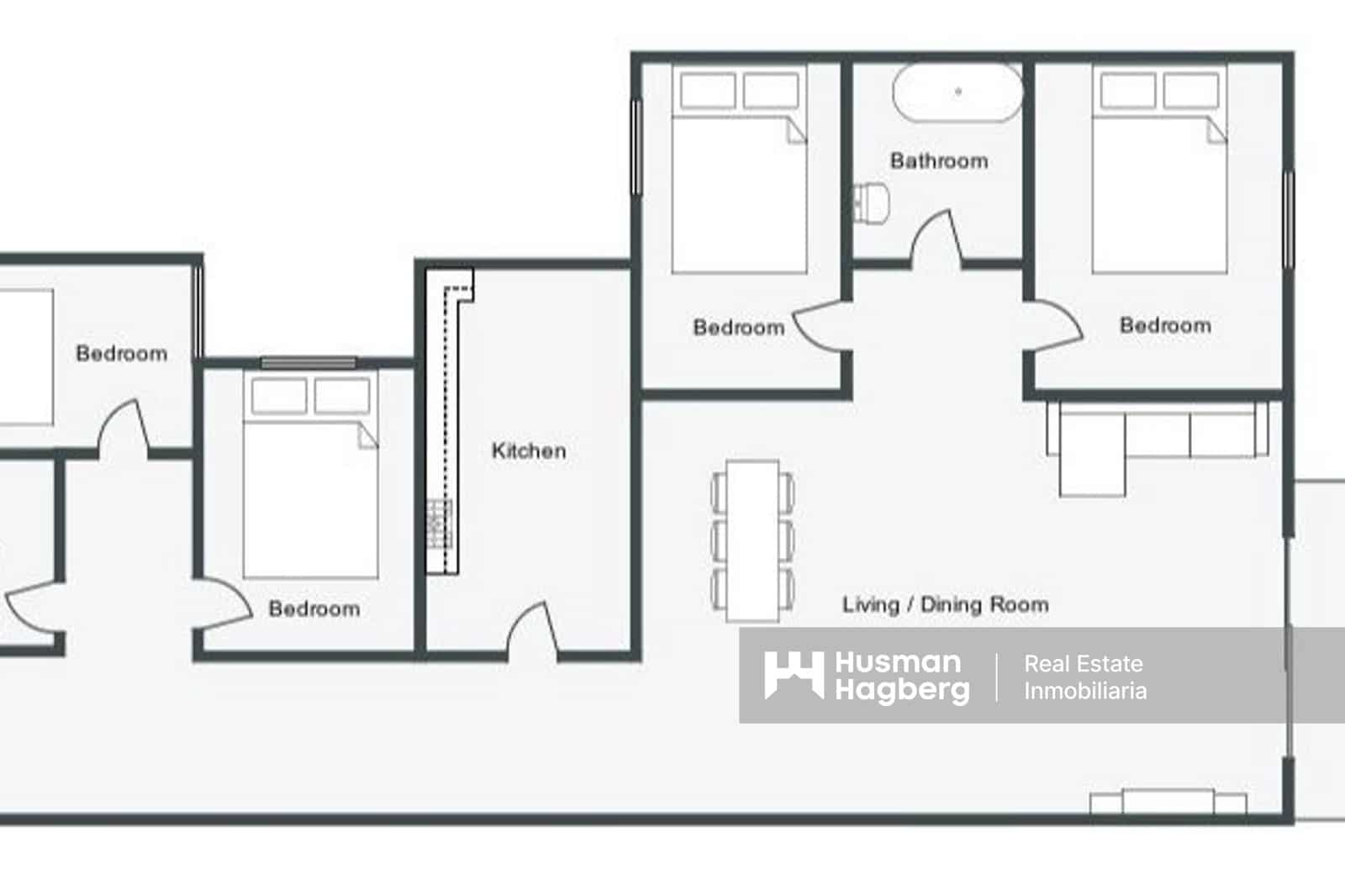4 chambre Appartement à vendre à Calpe / Calp - 349 000 € (Ref: 9772617)