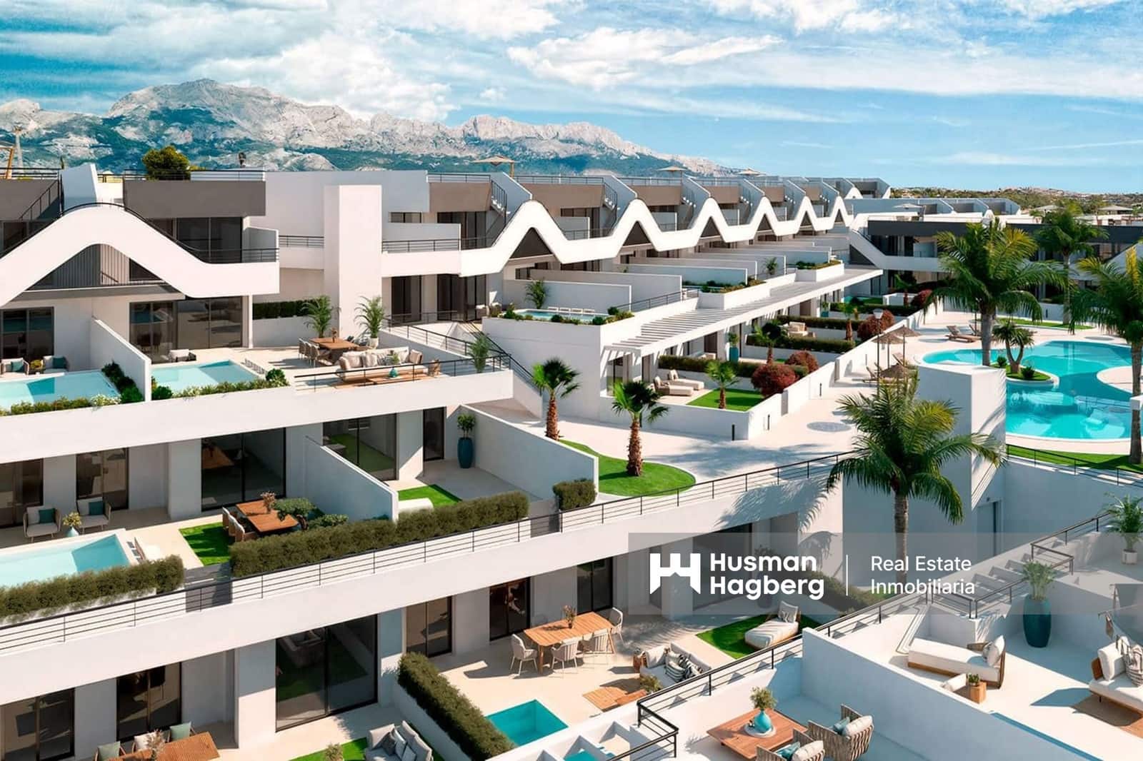 2 slaapkamer Appartement te koop in Alfaz del Pi / L'Alfas del Pi met zwembad - € 293.000 (Ref: 9772619)