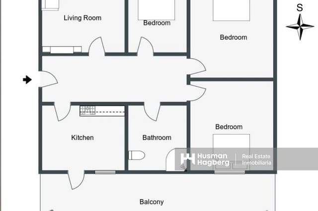 3 camera da letto Appartamento in vendita in Saladar, Dénia - 186.000 € (Rif: 9772620)