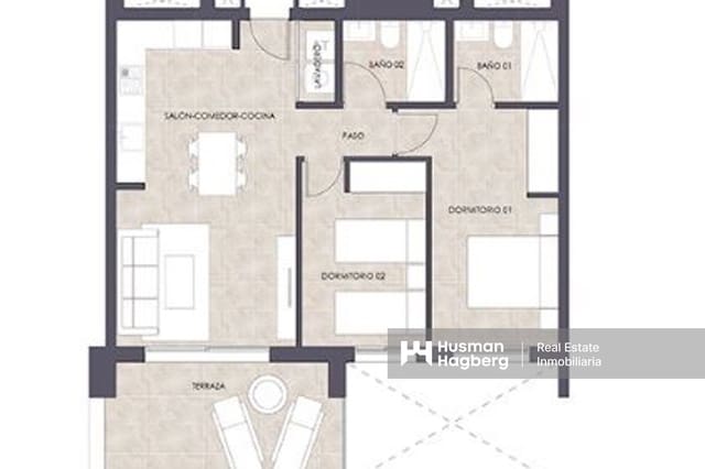 2 Zimmer Villa zu verkaufen in Levante - Playa Fossa, Calpe / Calp mit Pool - 360.000 € (Ref: 9800995)