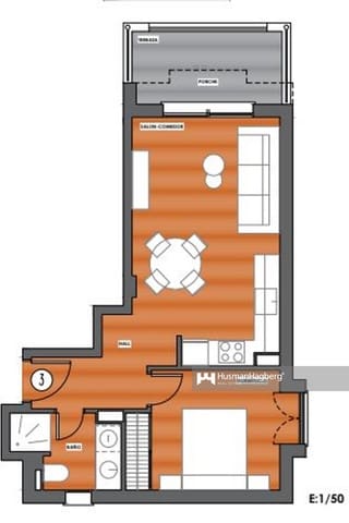 1 chambre Appartement à vendre à El Montgó, Dénia avec piscine - 244 400 € (Ref: 9811038)