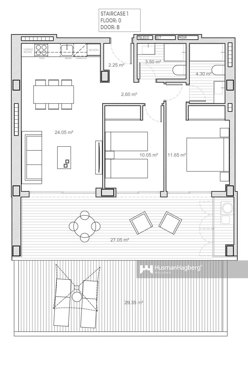 2 quarto Apartamento para venda em La Villajoyosa / Vila Joiosa com piscina - 325 000 € (Ref: 9814144)