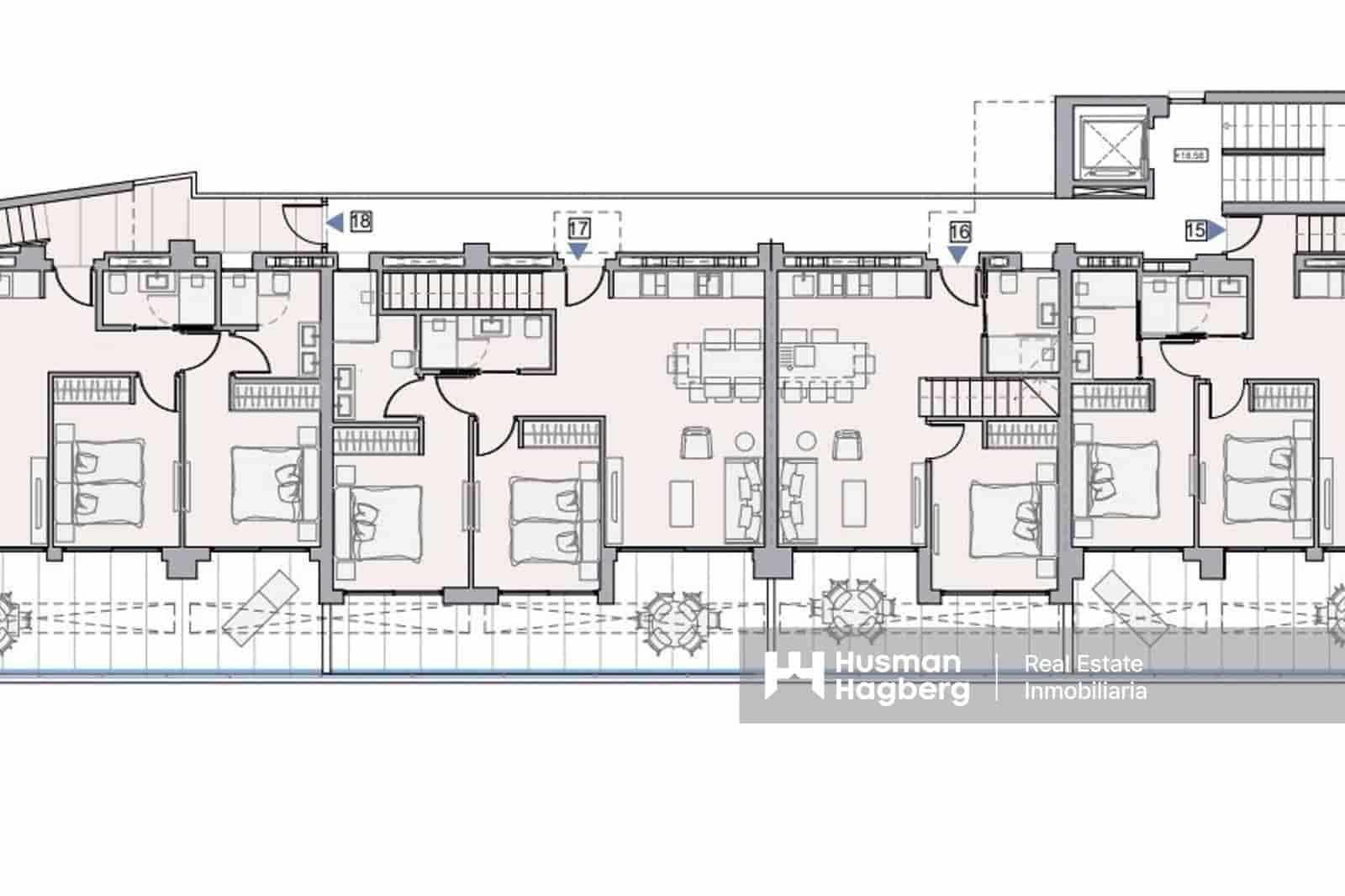 1 soverom Leilighet til salgs i La Villajoyosa / Vila Joiosa med svømmebasseng - € 529 000 (Ref: 9816828)