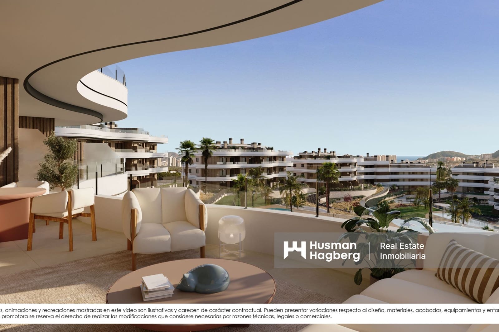 2 makuuhuone Huoneisto myytävänä paikassa Benidorm mukana uima-altaan - 358 000 € (Ref: 9816829)