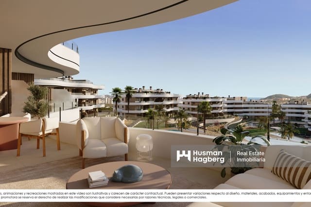 2 makuuhuone Huoneisto myytävänä paikassa Benidorm mukana uima-altaan - 358 000 € (Ref: 9816829)