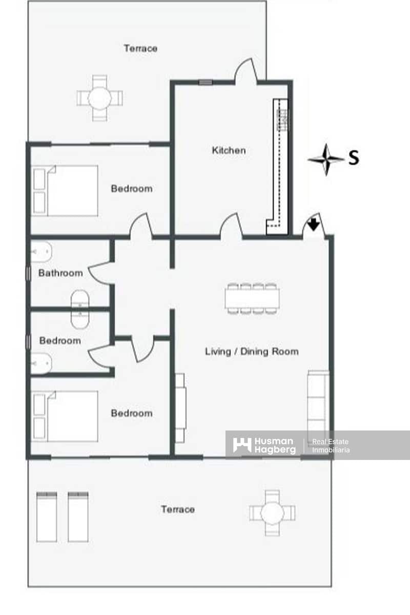 Chalet de 2 habitaciones en Dénia en venta con piscina - 405.000 € (Ref: 9821875)