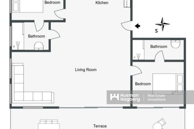 2 soverom Leilighet til salgs i Benidorm med svømmebasseng - € 295 000 (Ref: 9926626)