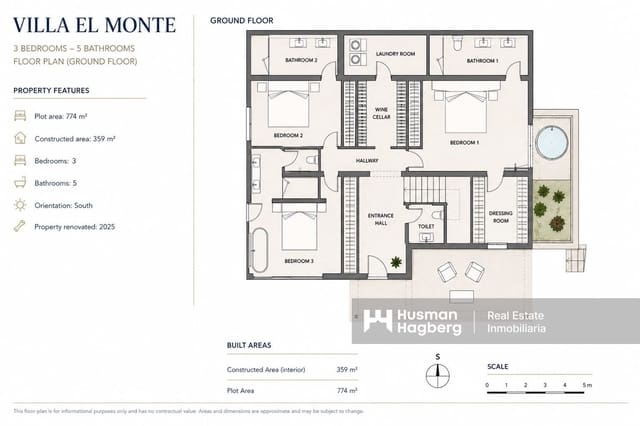 3 soverom Villa til salgs i Altea med svømmebasseng - € 2 675 000 (Ref: 9931208)