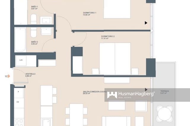 2 soveværelse Lejlighed til salg i Javea / Xàbia med swimmingpool - € 370.000 (Ref: 9959011)