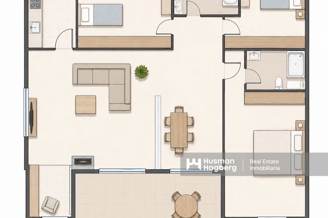 3 soverom Leilighet til salgs i Altea med svømmebasseng - € 620 000 (Ref: 9961882)