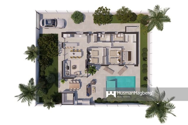 3 soveværelse Villa til salg i Polop med swimmingpool - € 520.000 (Ref: 9964591)
