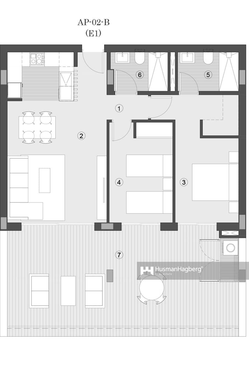 Apartamento de 2 habitaciones en Alicante / Alacant ciudad en venta con piscina - 266.000 € (Ref: 9968045)