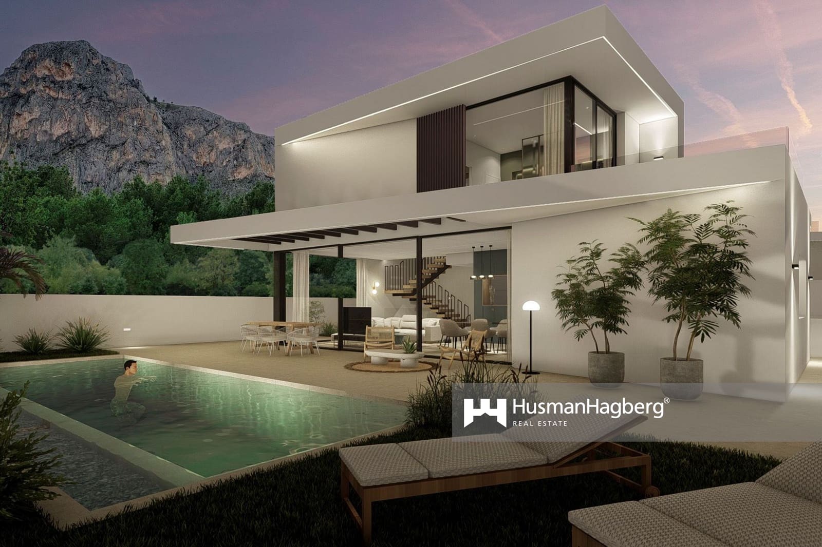 Chalet de 3 habitaciones en Polop en venta con piscina - 860.000 € (Ref: 9968053)