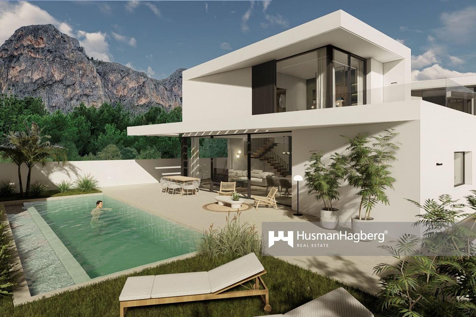 Chalet de 3 habitaciones en Polop en venta con piscina - 860.000 € (Ref: 9968053)