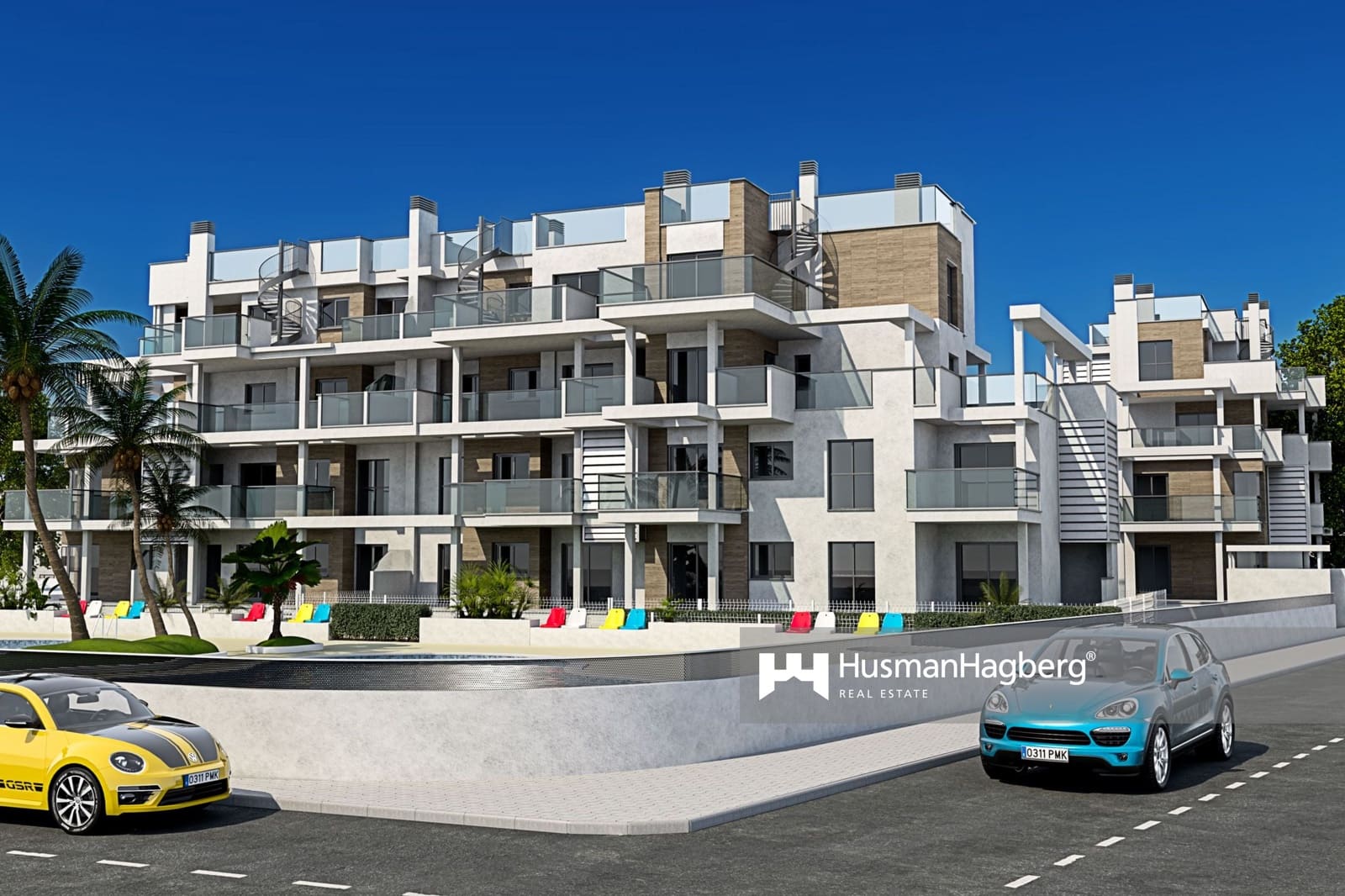 3 makuuhuone Huoneisto myytävänä paikassa Denia mukana uima-altaan - 325 000 € (Ref: 9969149)