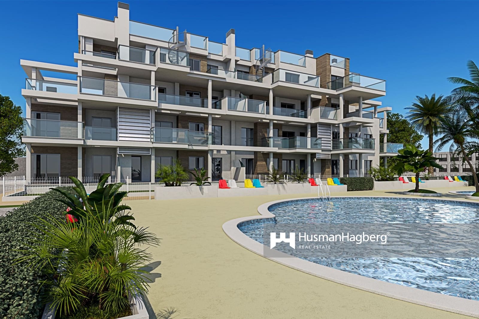 3 makuuhuone Huoneisto myytävänä paikassa Denia mukana uima-altaan - 325 000 € (Ref: 9969149)