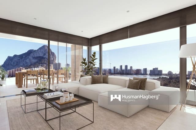 3 quarto Apartamento para venda em Levante - Playa Fossa, Calpe / Calp com piscina - 830 000 € (Ref: 9974556)