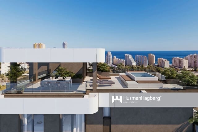3 quarto Apartamento para venda em Levante - Playa Fossa, Calpe / Calp com piscina - 830 000 € (Ref: 9974556)