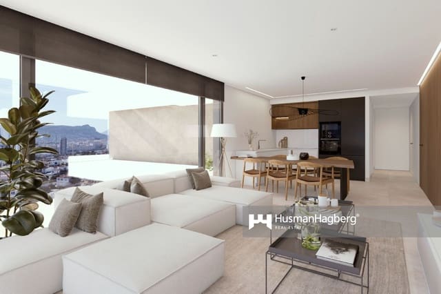 3 quarto Apartamento para venda em Levante - Playa Fossa, Calpe / Calp com piscina - 830 000 € (Ref: 9974556)