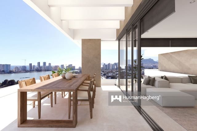 3 quarto Apartamento para venda em Levante - Playa Fossa, Calpe / Calp com piscina - 830 000 € (Ref: 9974556)