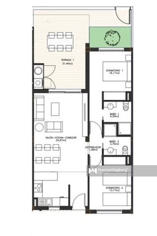 Apartamento de 2 habitaciones en Benidorm en venta con piscina - 355.000 € (Ref: 9974566)