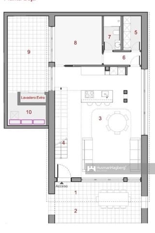 Chalet de 3 habitaciones en Benidorm en venta con piscina - 760.000 € (Ref: 9974567)