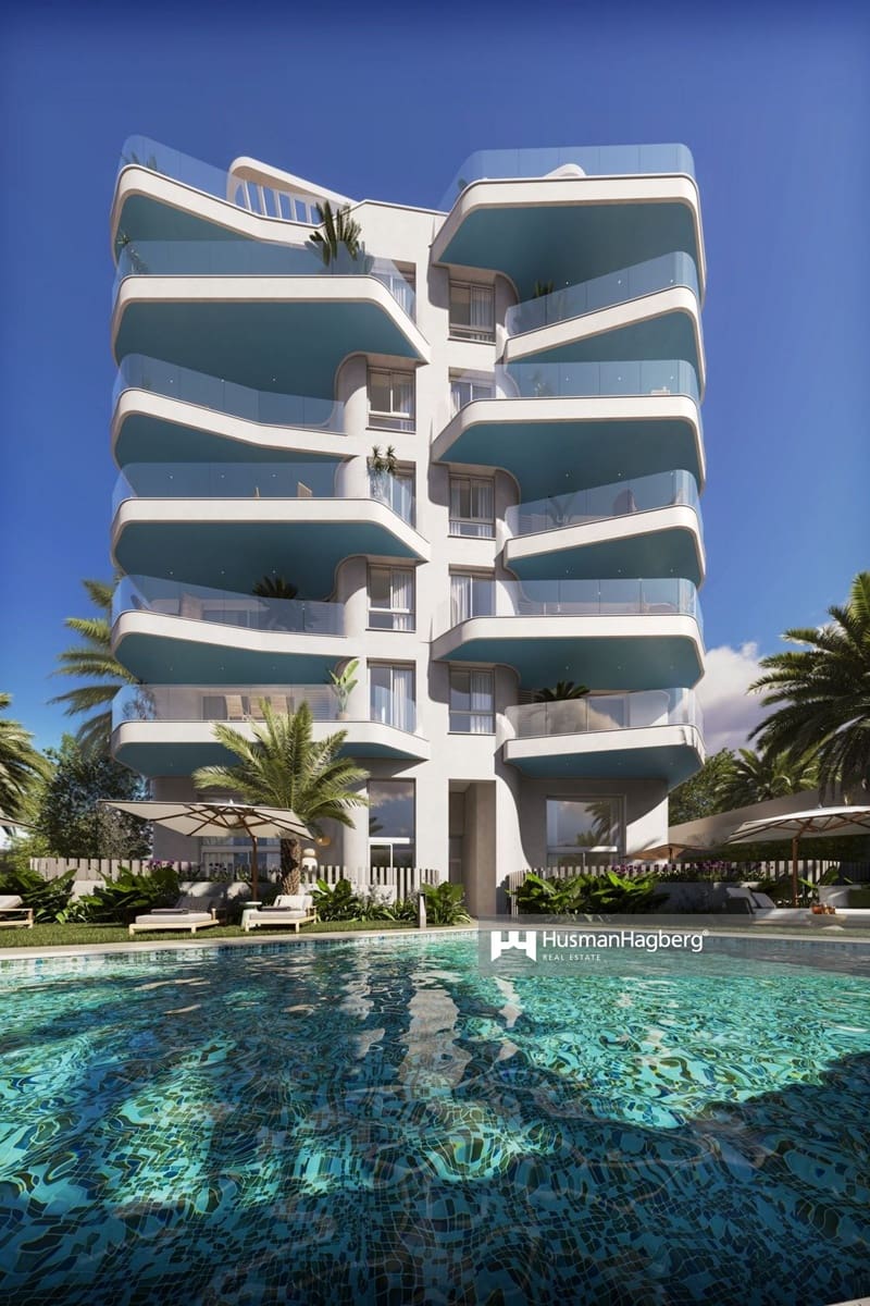 2 sovrum Lägenhet till salu i La Villajoyosa / Vila Joiosa med pool - 495 000 € (Ref: 9980100)