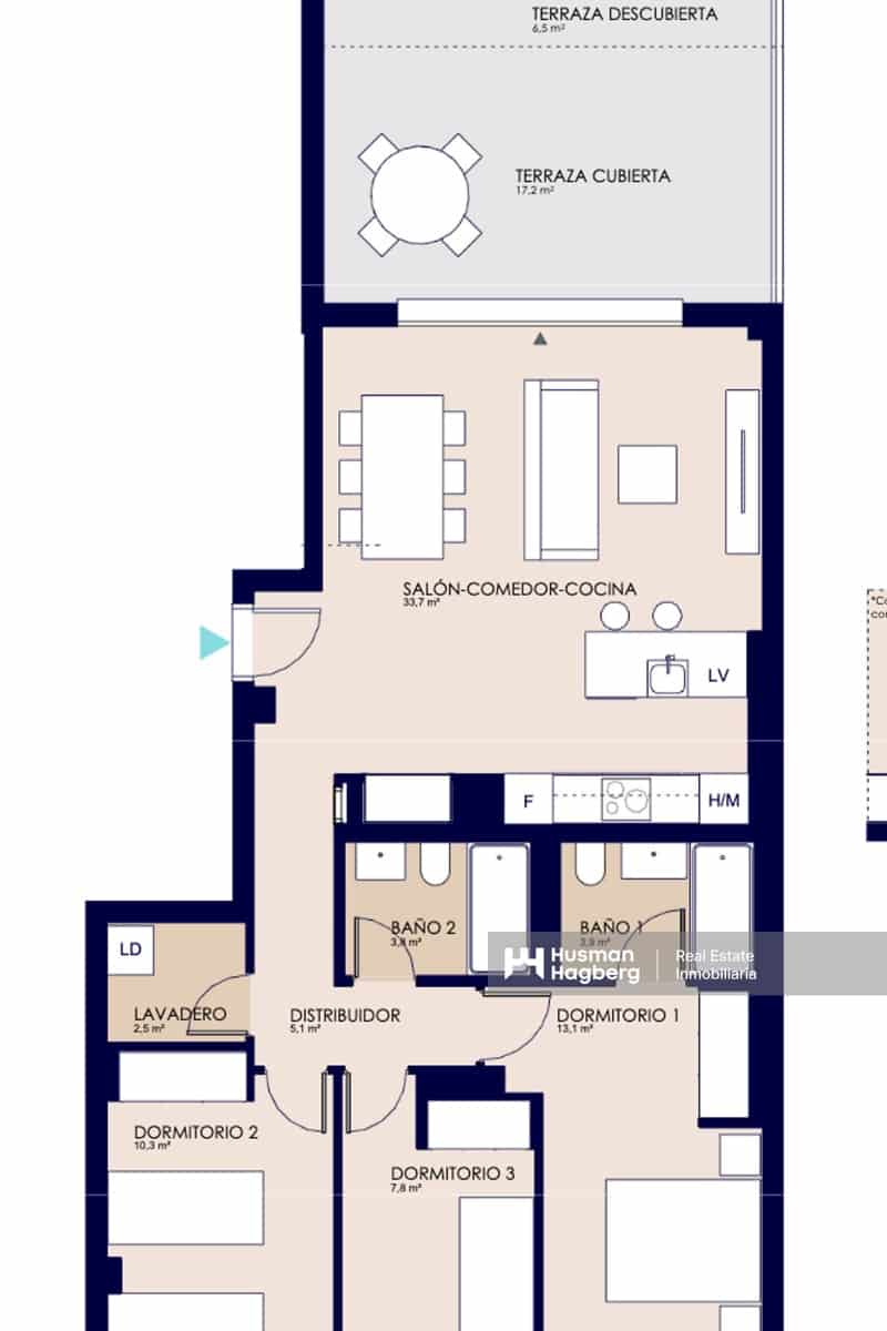 3 soverom Leilighet til salgs i Denia med svømmebasseng - € 386 000 (Ref: 9981740)