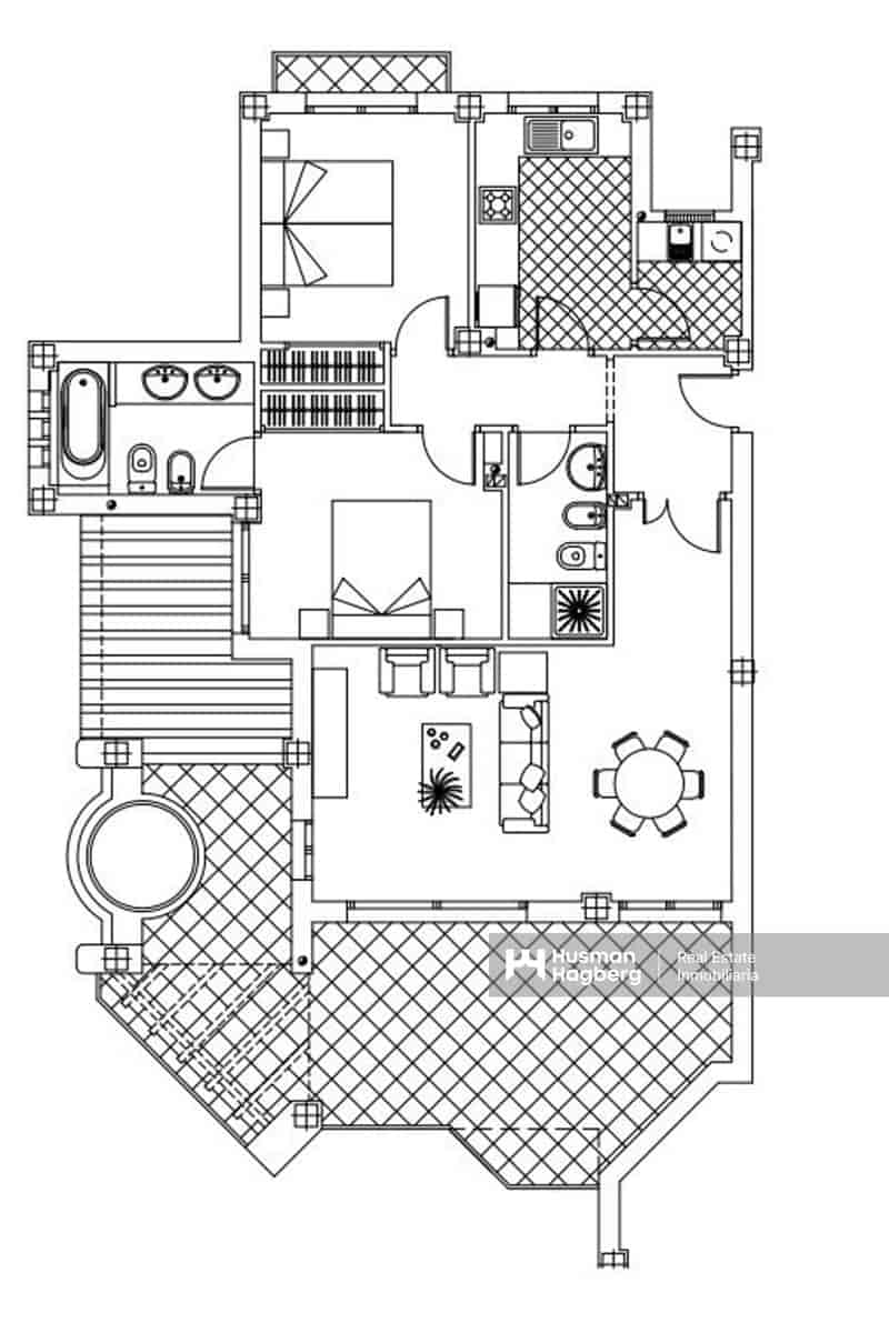 2 soveværelse Lejlighed til salg i Benidorm med swimmingpool - € 395.000 (Ref: 9981745)