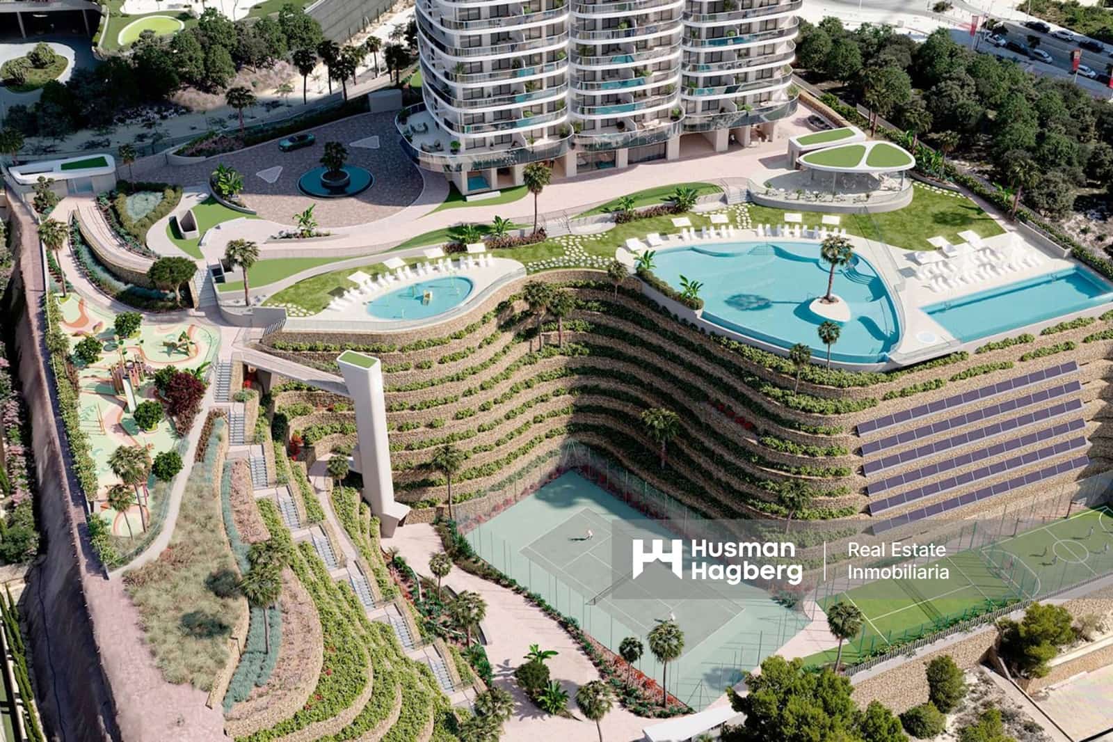 1 soverom Leilighet til salgs i Benidorm med svømmebasseng - € 525 000 (Ref: 9986252)