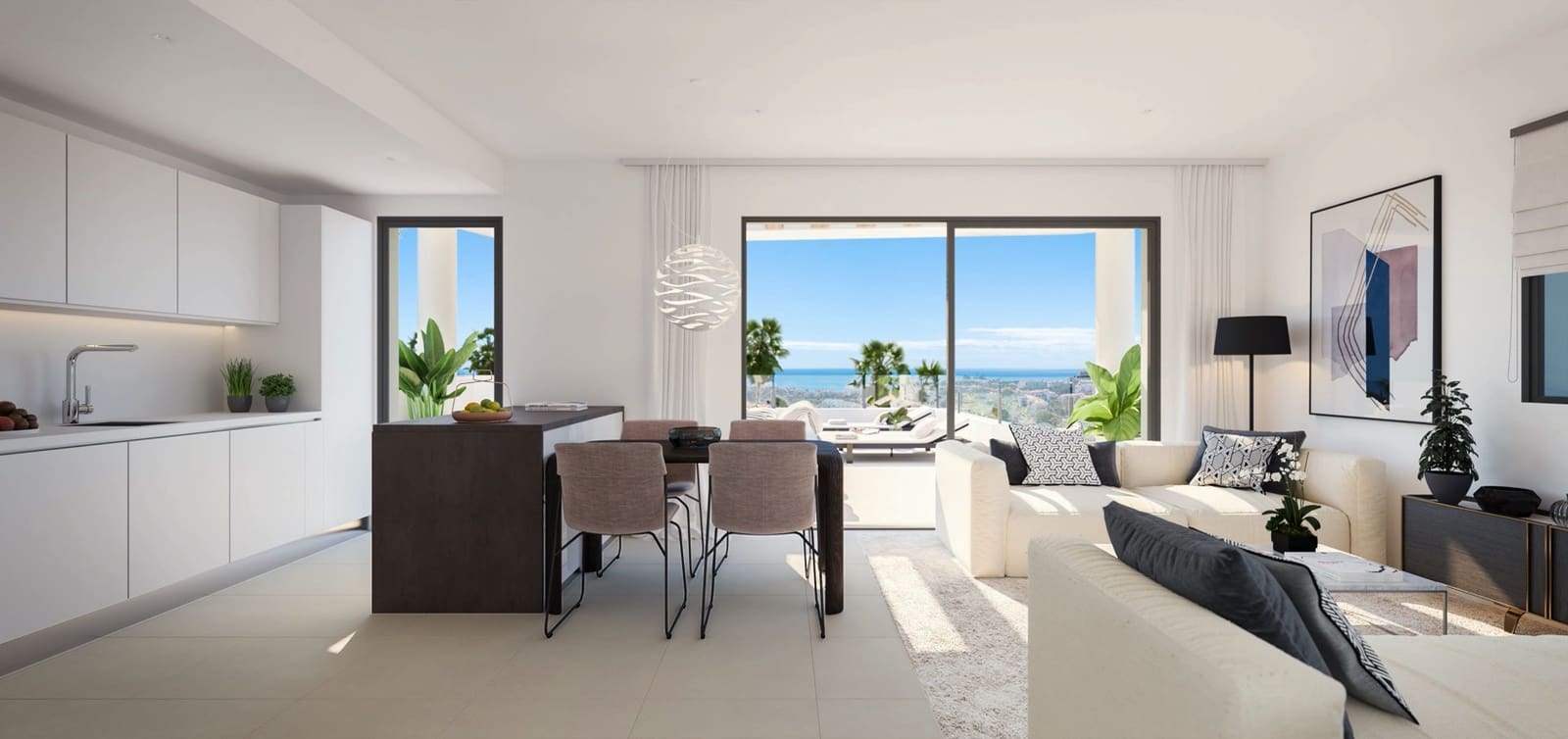 3 Zimmer Apartment zu verkaufen in La Cala de Mijas mit Pool - 455.000 € (Ref: 5973644)