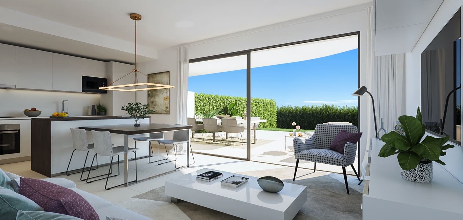 3 Zimmer Apartment zu verkaufen in La Cala de Mijas mit Pool - 455.000 € (Ref: 5973644)