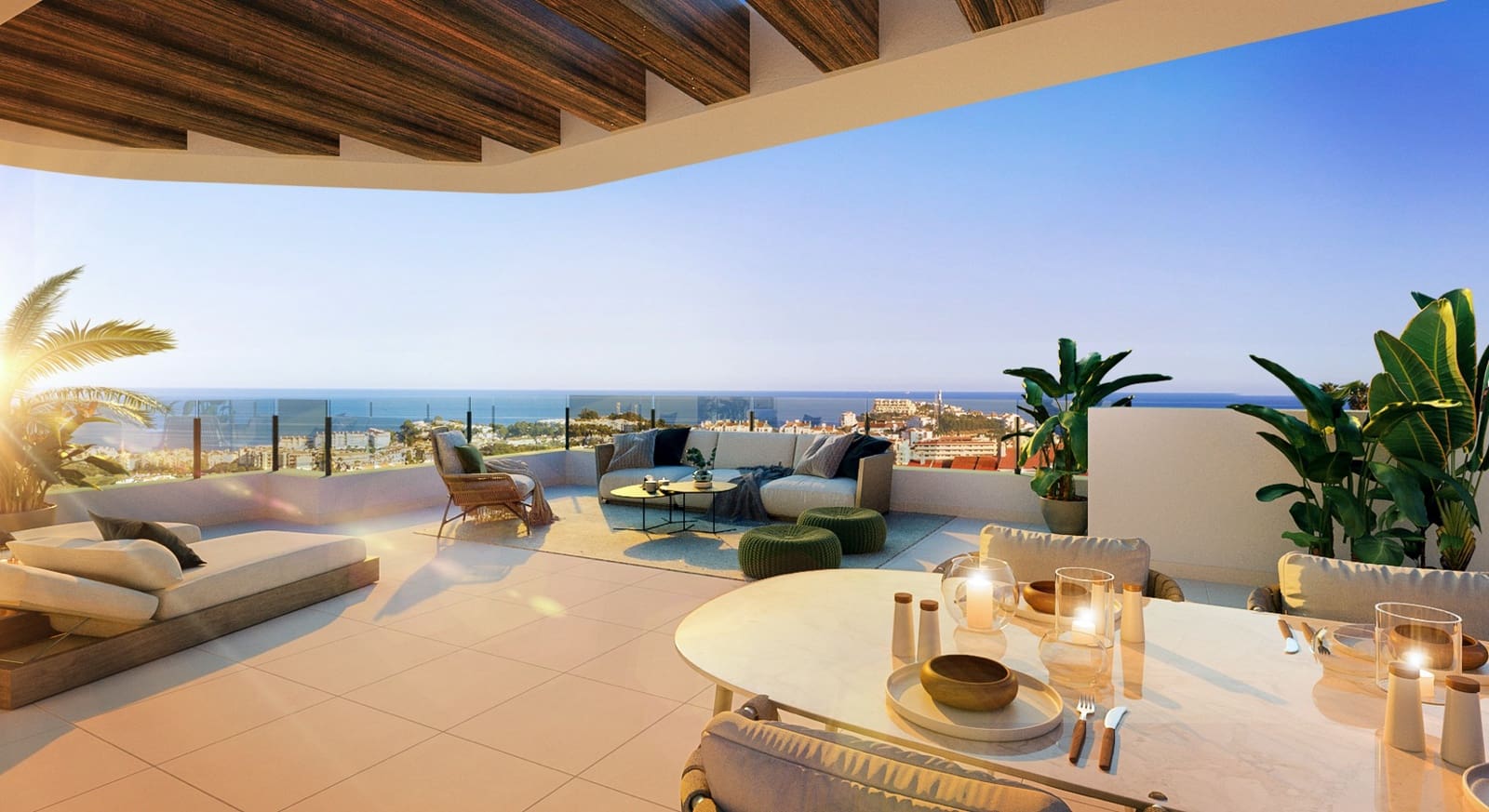 3 Zimmer Apartment zu verkaufen in La Cala de Mijas mit Pool - 455.000 € (Ref: 5973644)