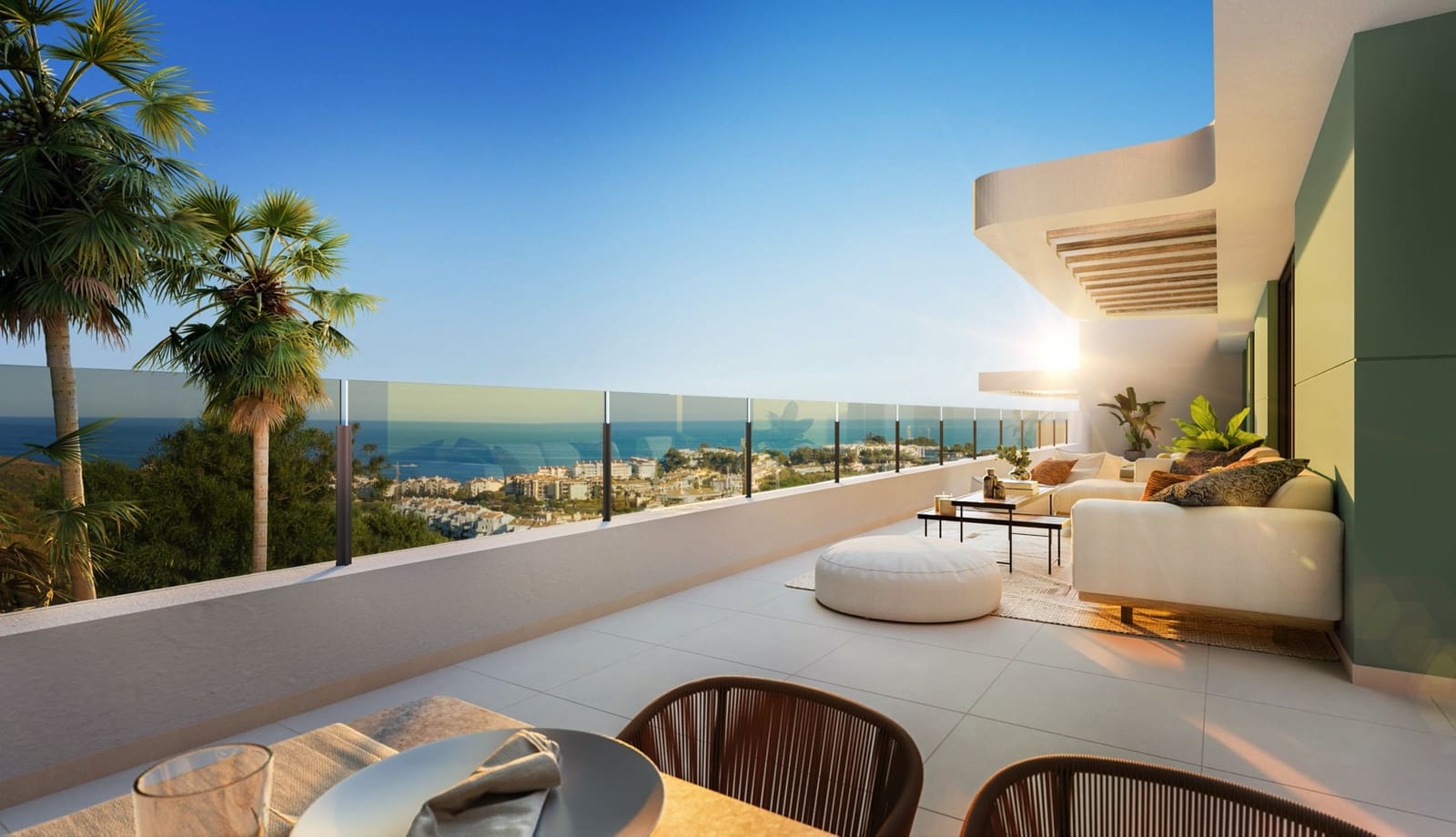 3 Zimmer Apartment zu verkaufen in La Cala de Mijas mit Pool - 455.000 € (Ref: 5973644)