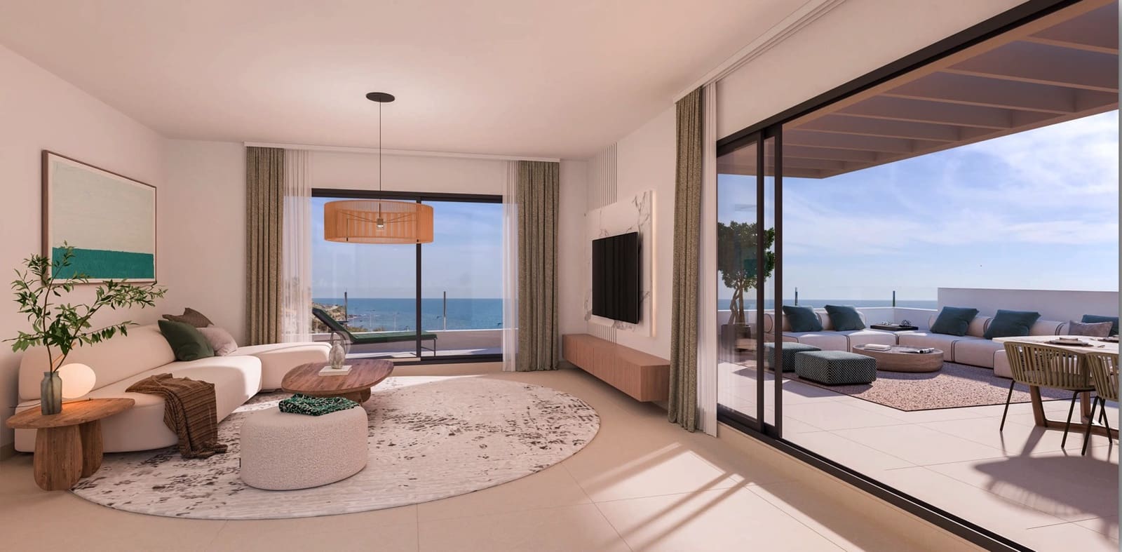 3 soveværelse Lejlighed til salg i Algarrobo Costa med swimmingpool garage - € 315.000 (Ref: 9101666)