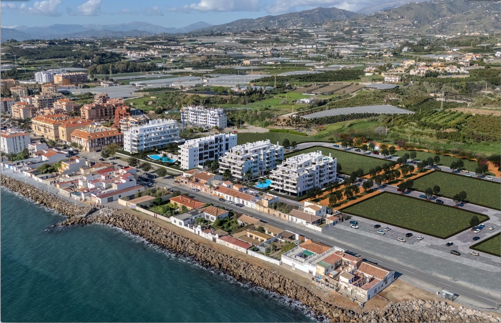 2 soveværelse Lejlighed til salg i Algarrobo Costa med swimmingpool garage - € 246.600 (Ref: 9101667)