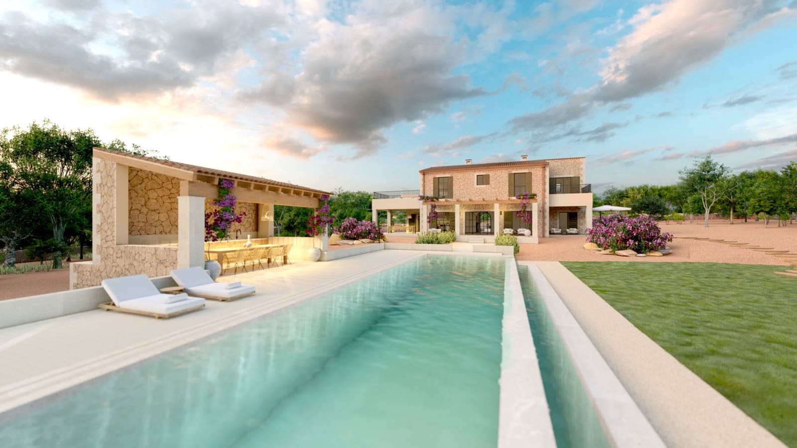 4 soveværelse Finca/Landehus til salg i Campos med swimmingpool garage - € 3.950.000 (Ref: 8769311)